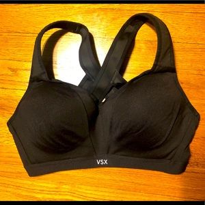 Victoria’s Secret Sports Bra, Black, Size 34D